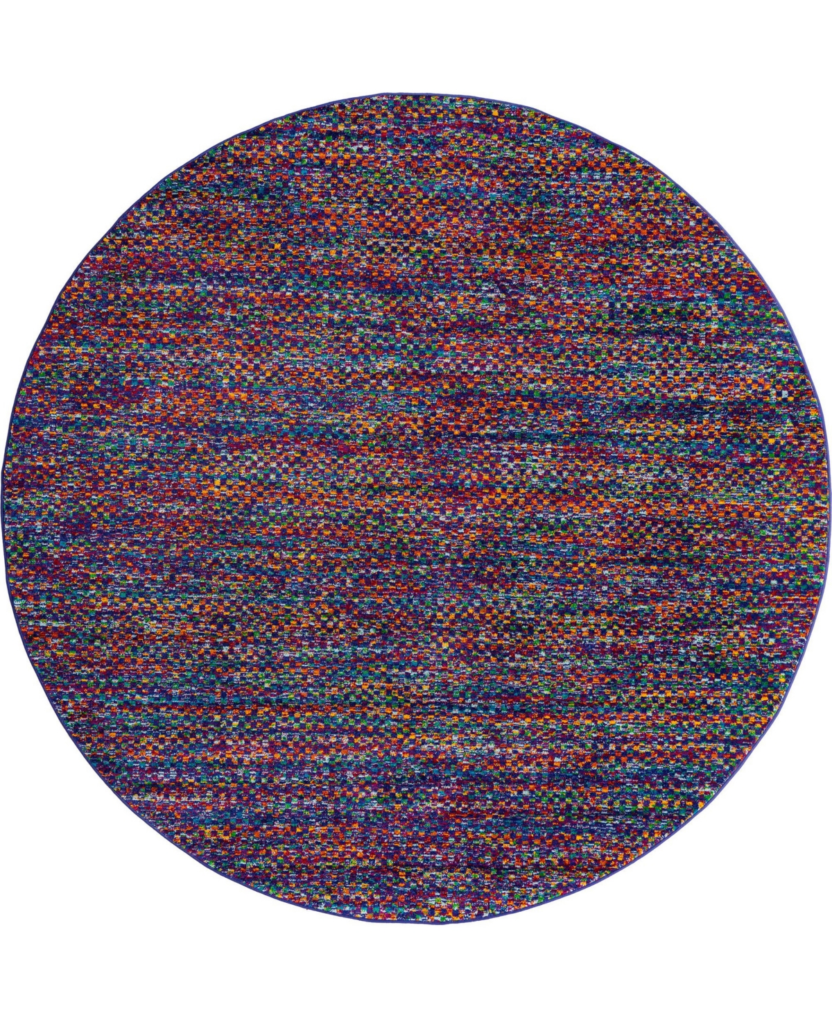 Bayshore Home Gozo Barbuda 7'10in x 7'10in Round Area Rug - Multi