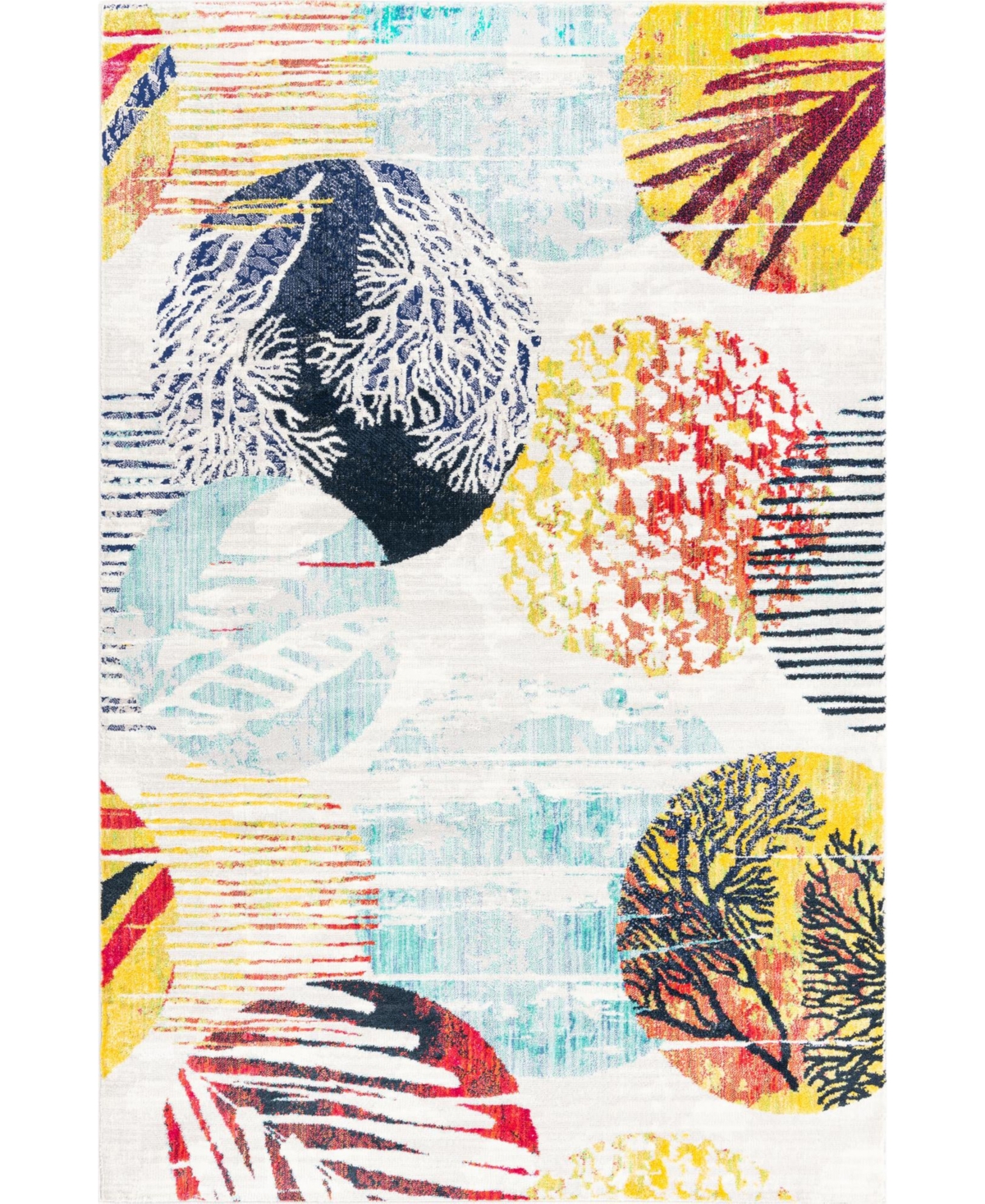 Bayshore Home Beau Sun 6' x 9' Area Rug - Multi