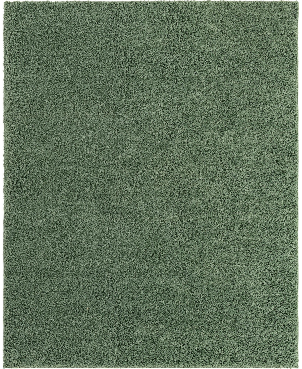 Bayshore Home Always Shag Solid 8' x 10' Area Rug - Green