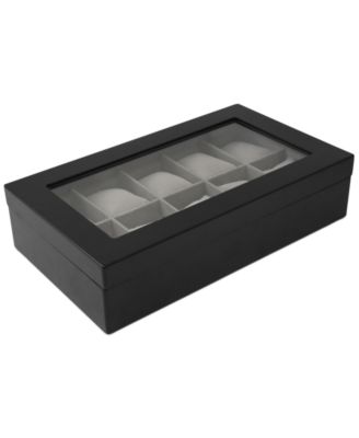Bey-Berk - 10-Piece Wood Watch Box