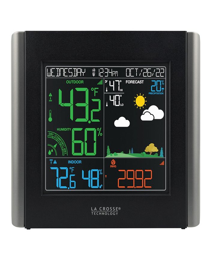 La Crosse Technology V10TH Color Wireless WiFi Essential Weather