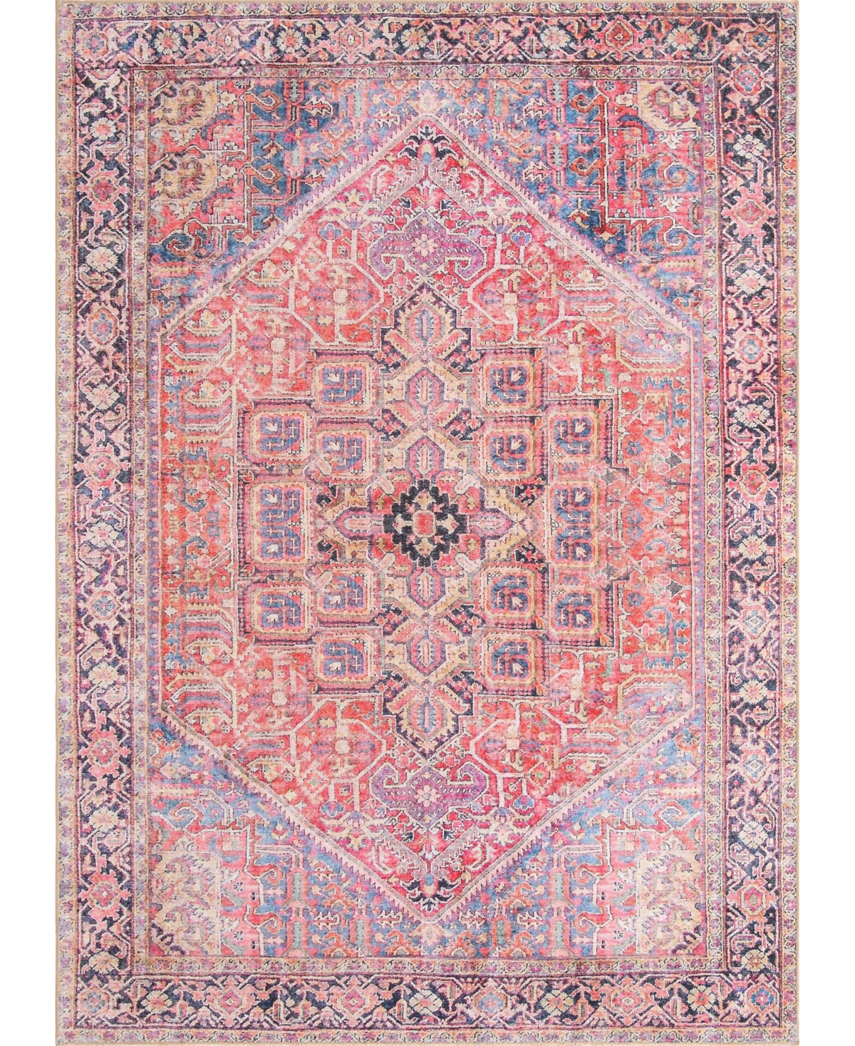 Bayshore Home Lift Venus 7'6in x 10'6in Area Rug - Red