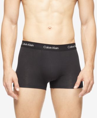 캘빈 클라인 Calvin Klein Mens Ultra Soft Modern Modal Trunk Underwear,Black