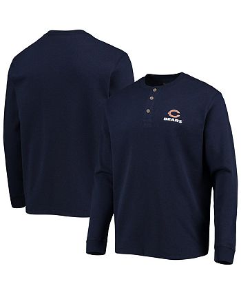 Dunbrooke Men s Navy Chicago Bears Logo Maverick Thermal Henley