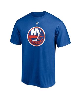 Men's Glenn Resch Royal New York Islanders Authentic Stack Retired Player NickName and Number T-shirt