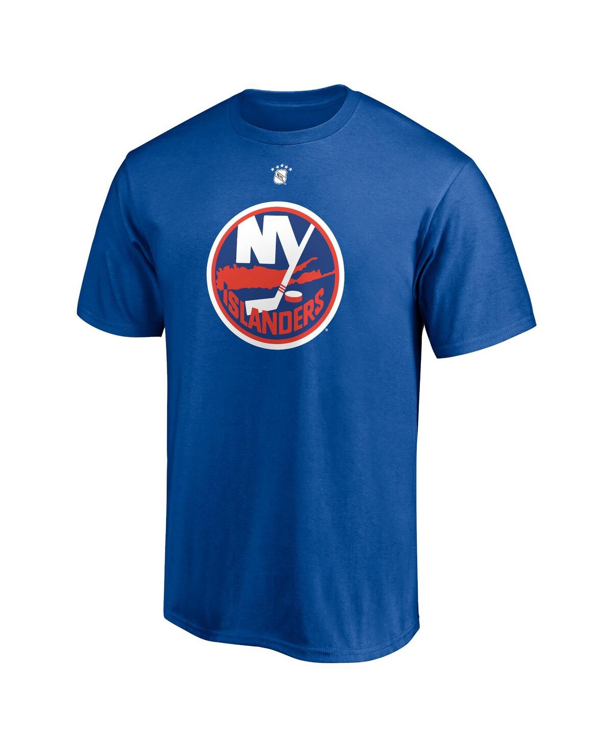 Men's Fanatics Glenn ReschNew York Islanders Authentic Stack Retired Player NickName and Number T-shirt - Royal