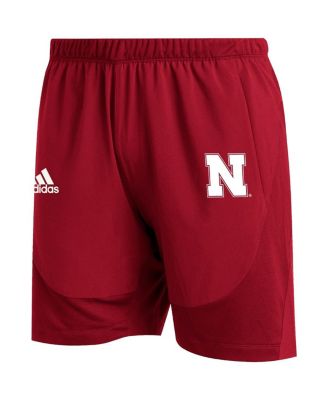 Men's Scarlet Nebraska Huskers 2021 Sideline Aeroready Training Shorts