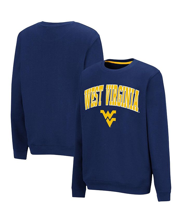 Chicka-D NCAA West Virginia Mountaineers Women's Pullover Sweatshirt - Burnout Fleece, Oatmeal, Size X-Large - View #7
