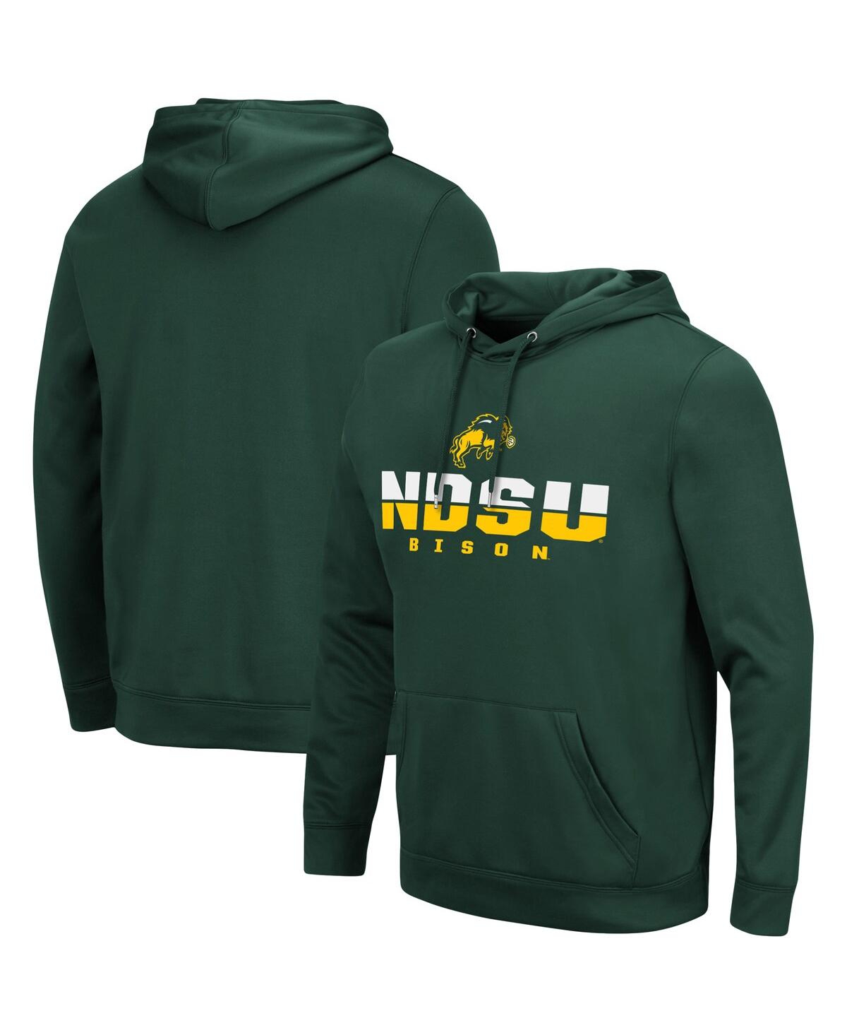 Shop Colosseum Men's  Green Ndsu Bison Lantern Pullover Hoodie