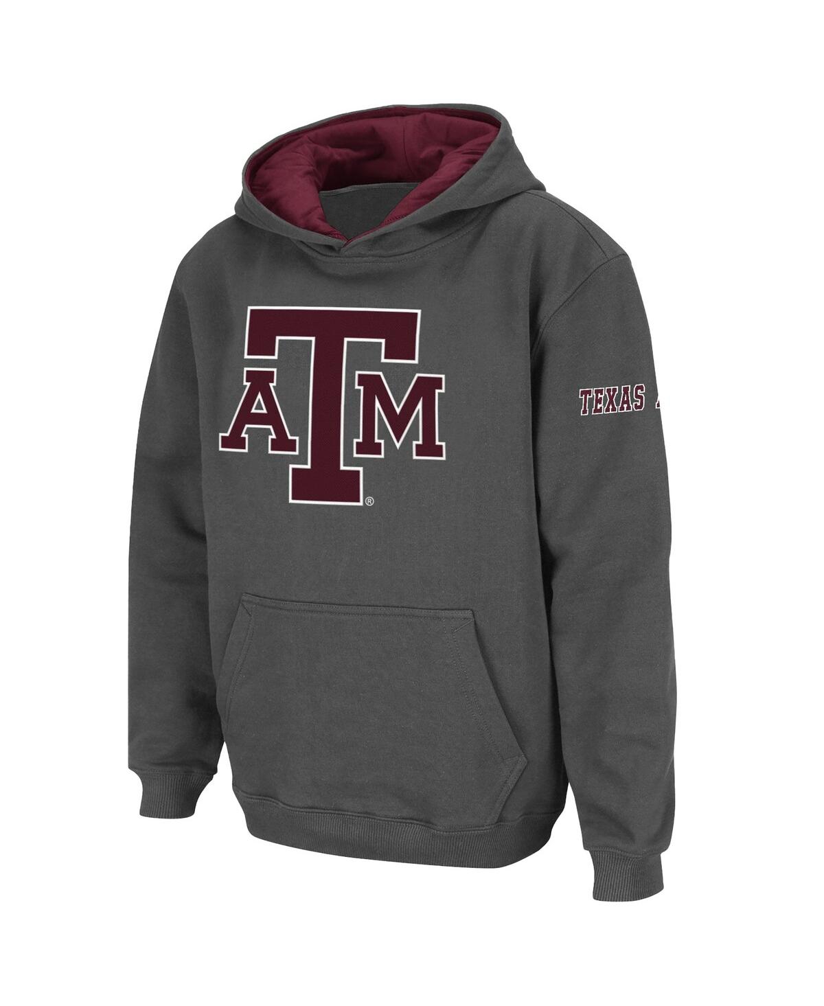 Big Boys Texas A&M Aggies Big Logo Pullover Hoodie
