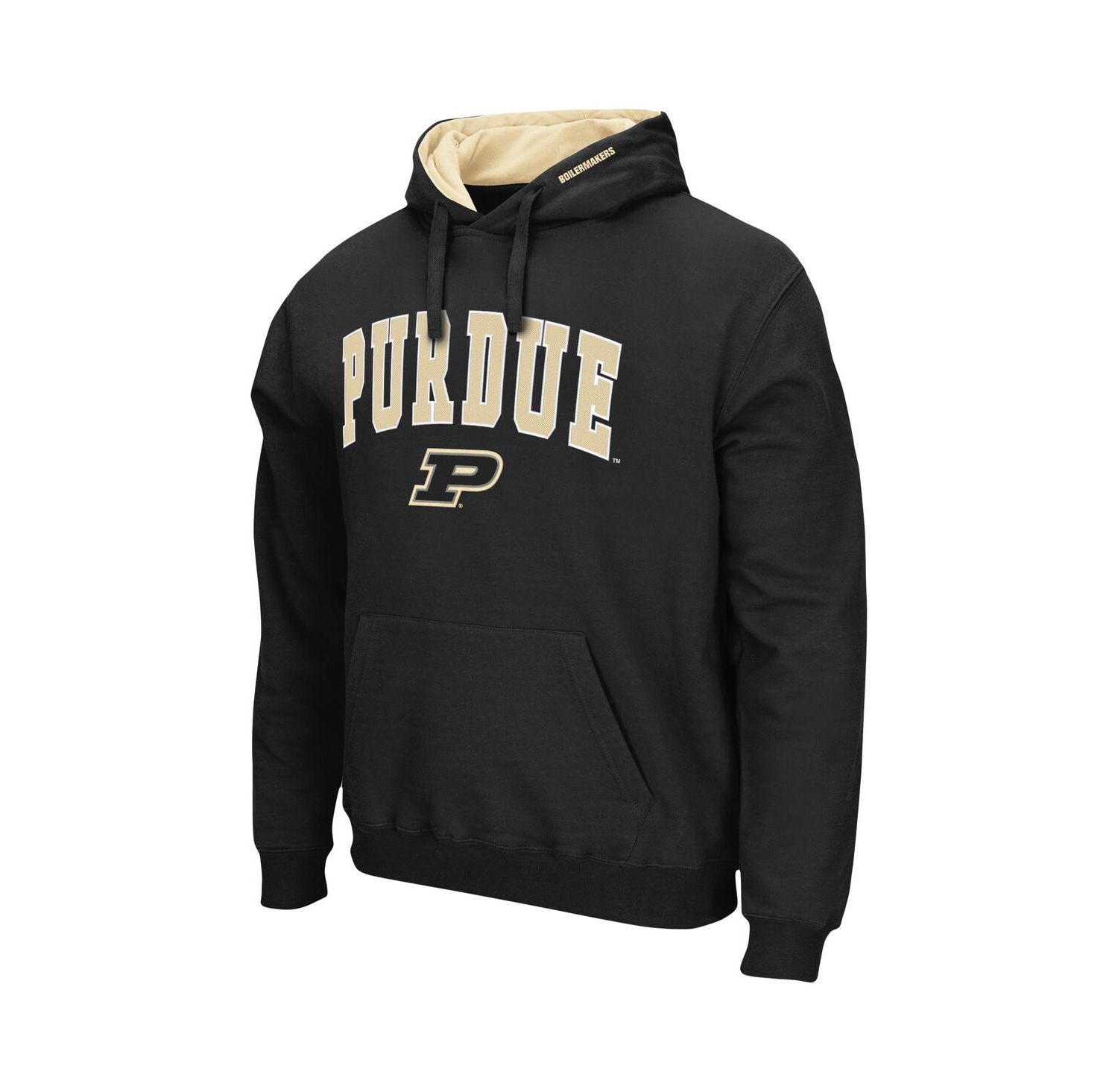 Men's Black Purdue Boilermakers Arch and Logo 3.0 Pullover Hoodie