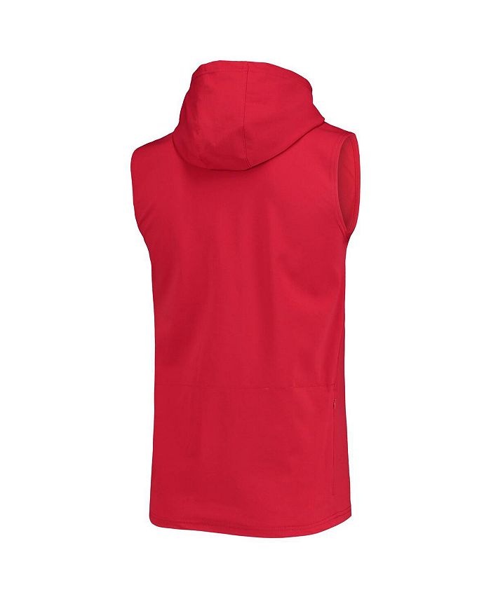 Msx By Michael Strahan Mens Red Kansas City Chiefs Movement Sleeveless Performance Pullover 