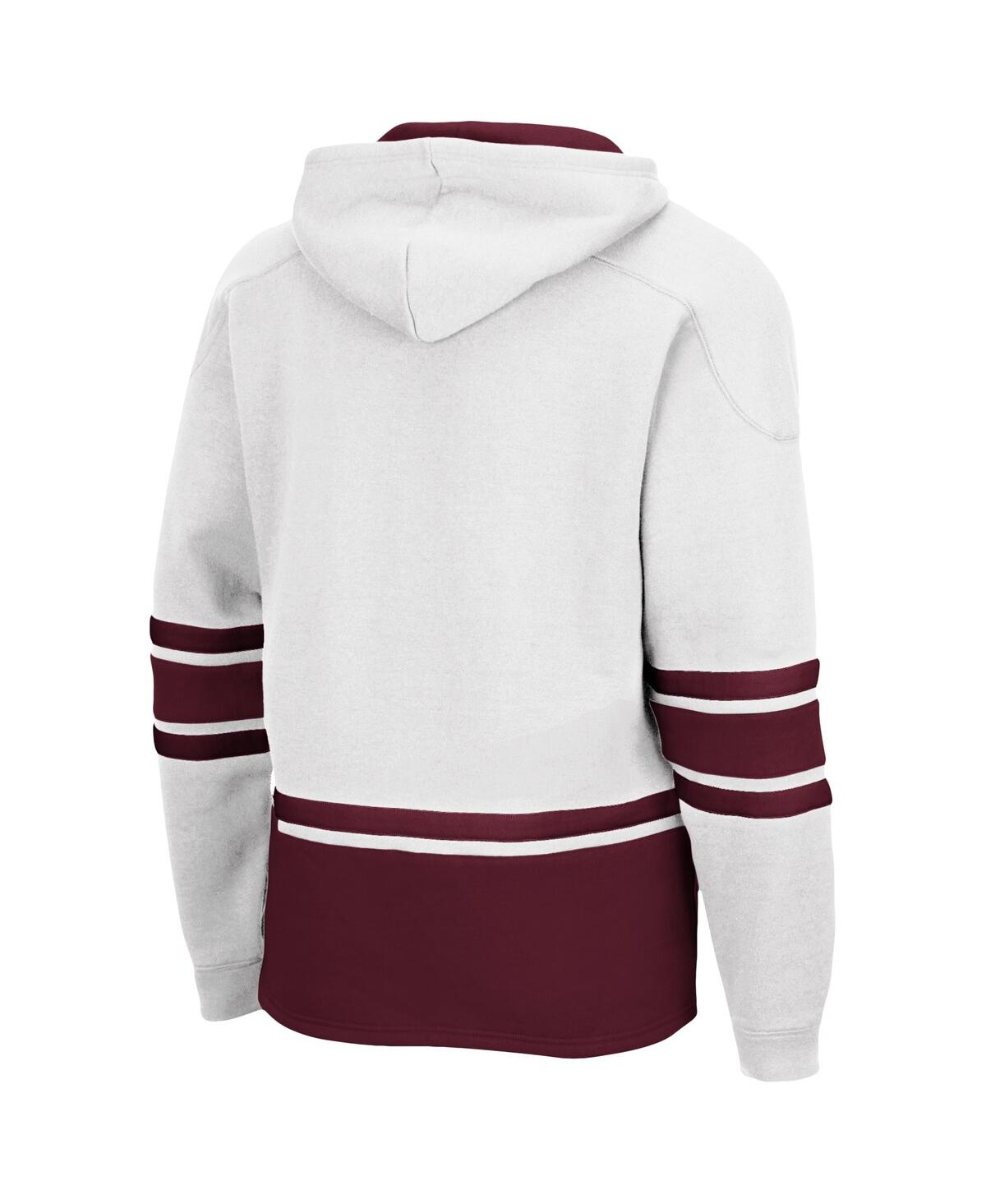Shop Colosseum Men's  White Texas A&m Aggies Lace Up 3.0 Pullover Hoodie