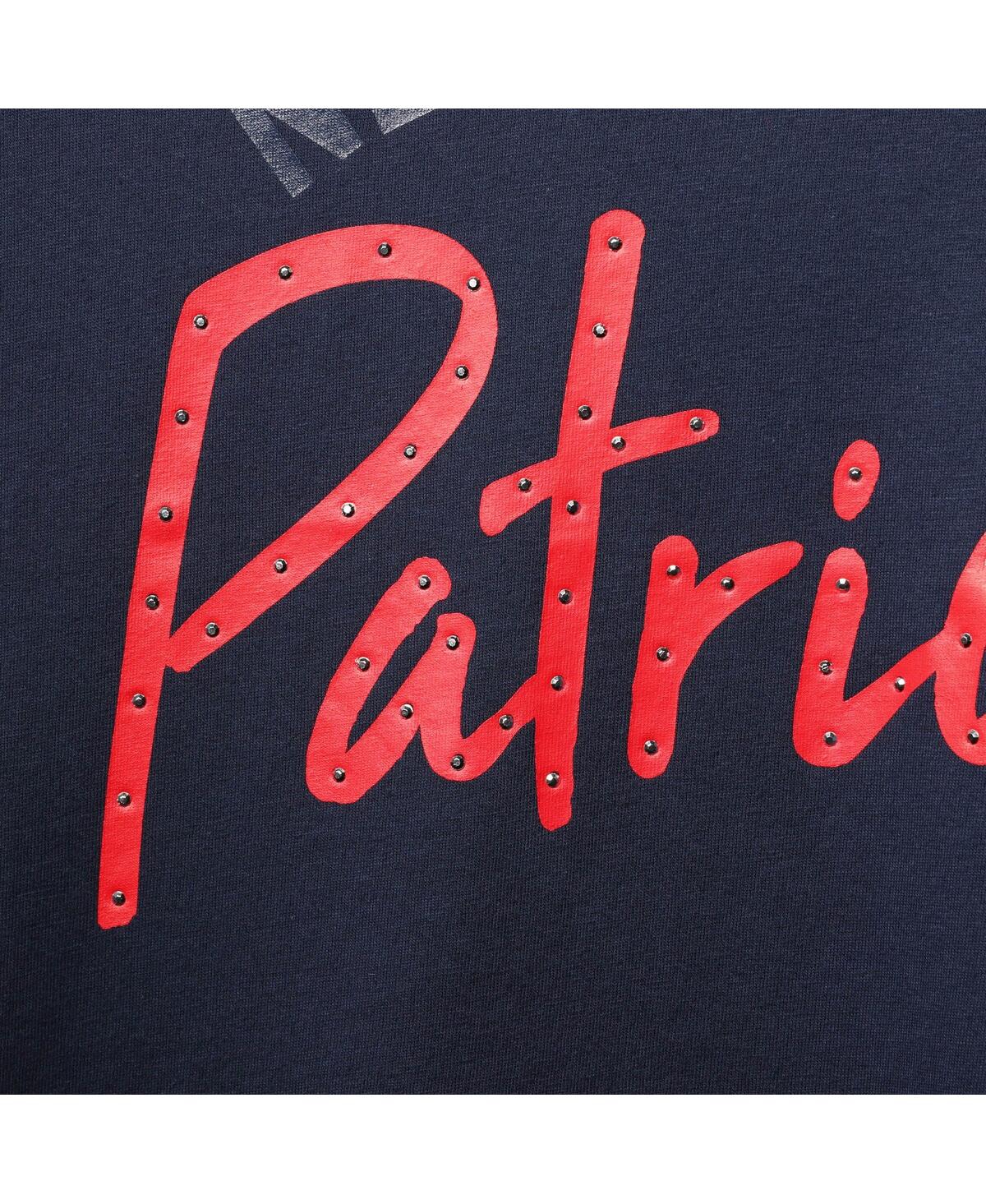 Women's Tommy Hilfiger SportNew England Patriots Riley V-Neck T-shirt - Navy