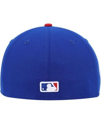 Men's Royal Chicago Cubs 9/11 Memorial Side Patch 59Fifty Fitted Hat