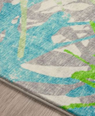 Brisbane Washable BR6 8' x 8' Round Area Rug