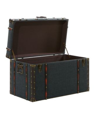 Wood Traditional Trunk, Set of 3