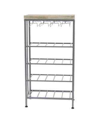 Contemporary Metal Wine Storage