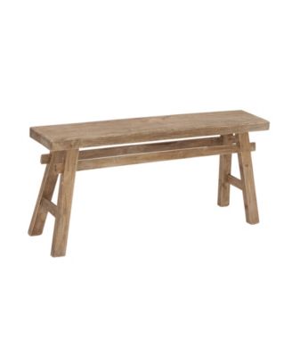 Mahogany Rustic Bench