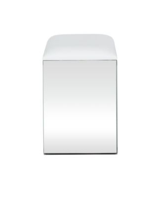 Medium-Density Fibreboard Wood Glam Stool