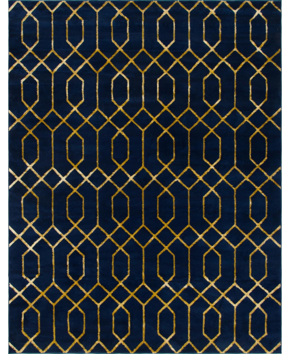Marilyn Monroe Glam Trellis 10' x 13' Area Rug - Navy