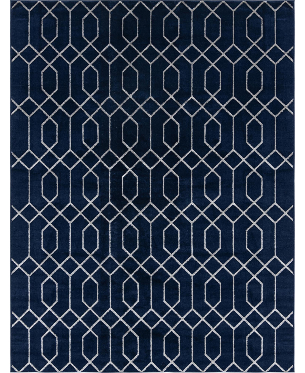 Marilyn Monroe Glam Trellis 10' x 13' Area Rug - Blue, Gray