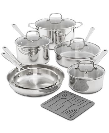 Stainless Steel 13 Pc Cookware Set Created Macys