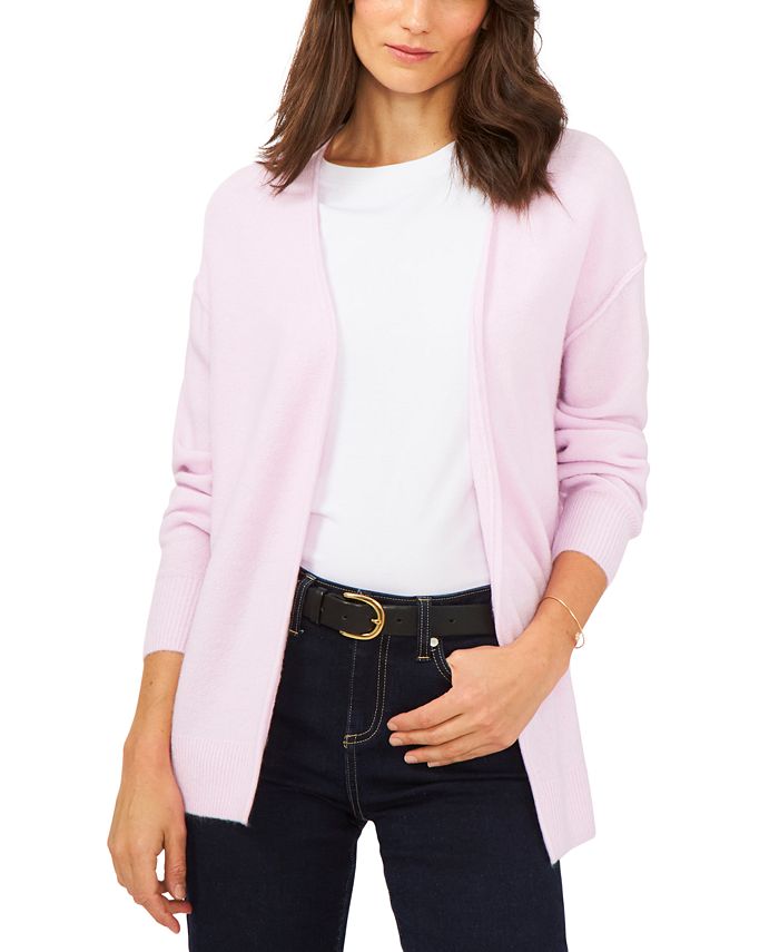 Vince Camuto Cozy Open-Front Cardigan Sweater - Macy's