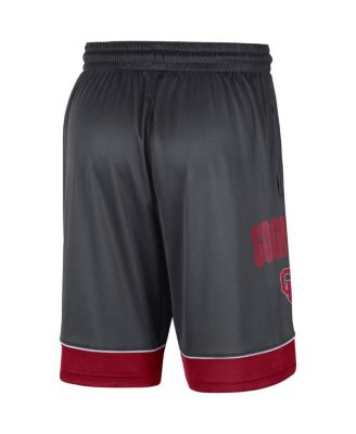Men's Charcoal, Crimson Oklahoma Sooners Fast Break Performance Shorts