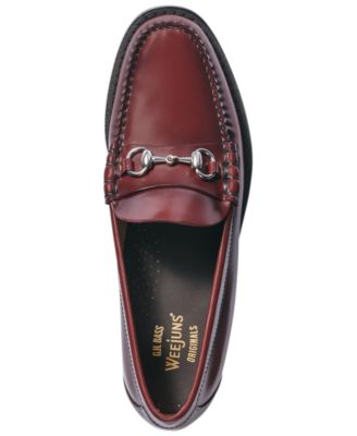 G.H.BASS Men's Lincoln Leather Penny Loafers