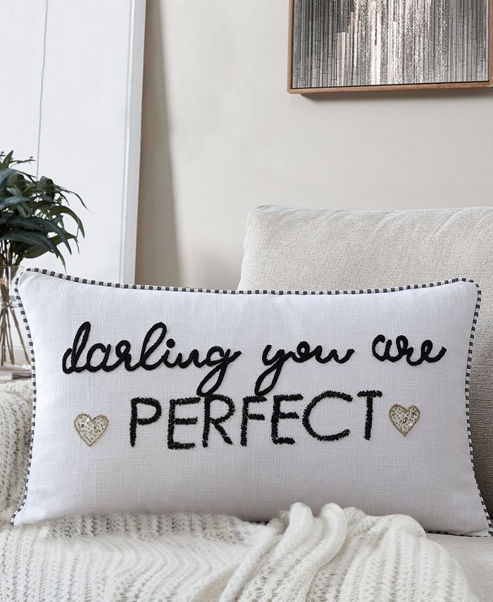 Lacourte You Re Perfect Decorative Pillow 14 x 24 Macy s