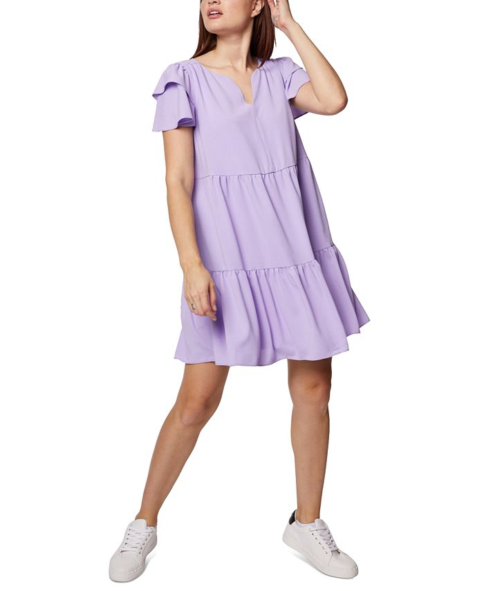 Ruffle sleeve shop mini dress bcbgeneration