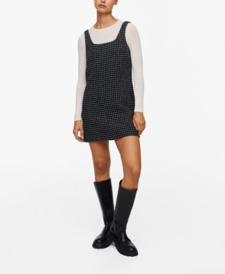 Mango pinafore dress hotsell