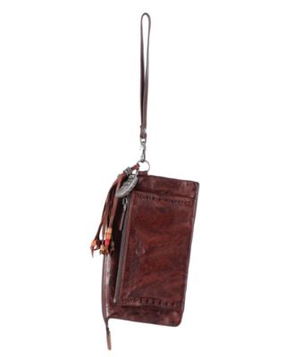 Women's Genuine Leather Bluebell Clutch