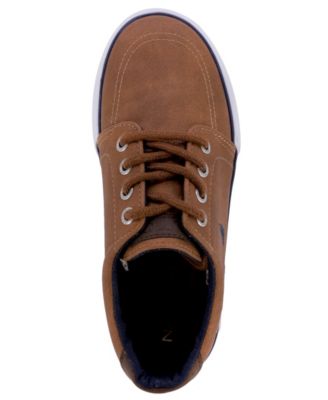 Little and Big Boys Lace Up Vulcanized Sneaker