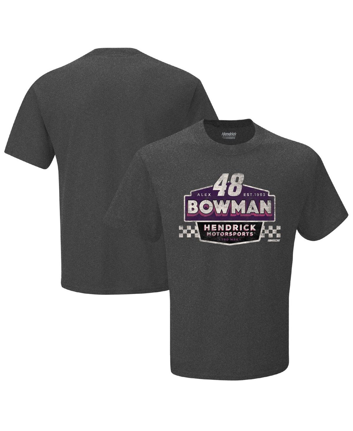 Men's Hendrick Motorsports Team CollectionAlex Bowman Vintage-Inspired Duel T-shirt - Heather Charcoal