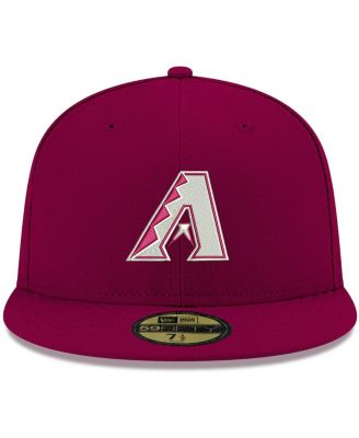 Men's Cardinal Arizona Diamondbacks Logo White 59FIFTY Fitted Hat
