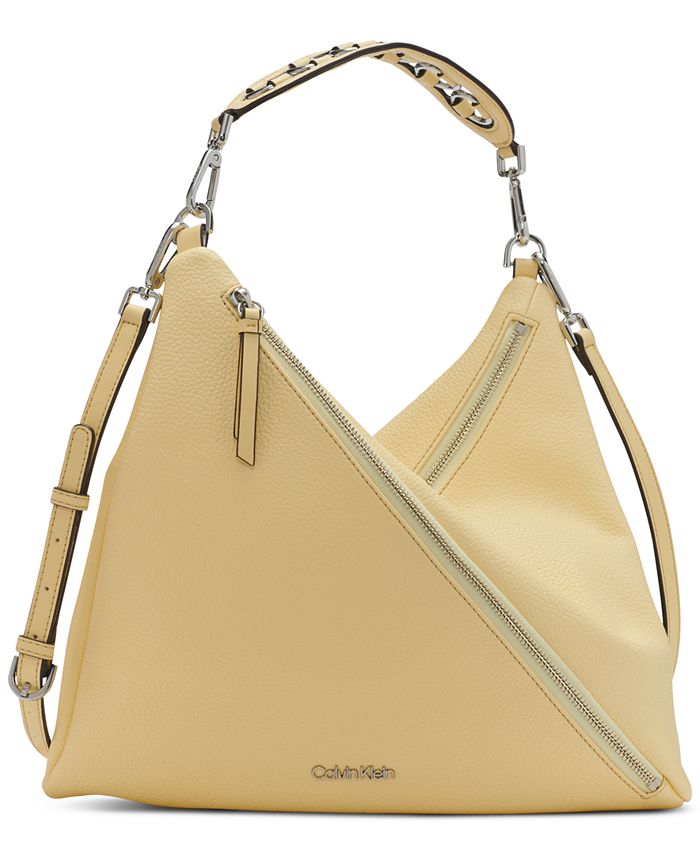Calvin Klein Geo Convertible Multi Zippered Crossbody & Reviews - Handbags  & Accessories - Macy's