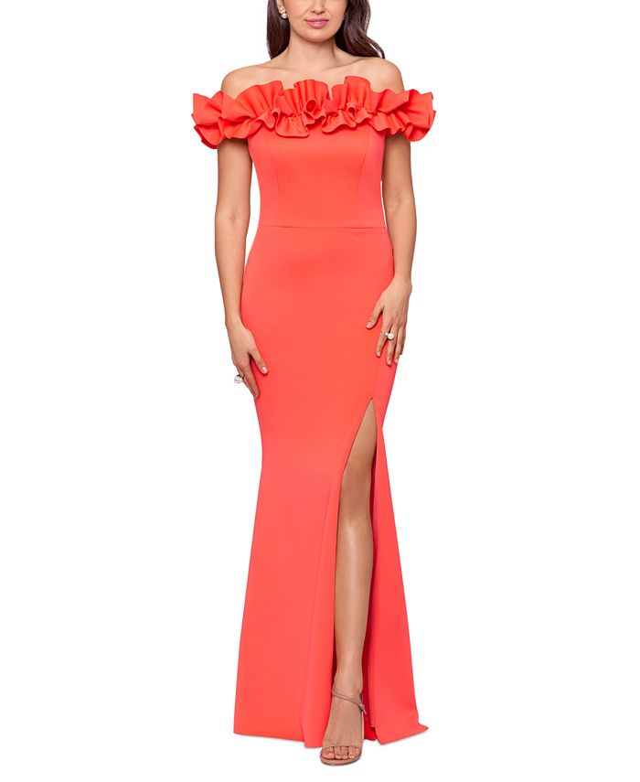 Off the shoulder scuba dress new arrivals