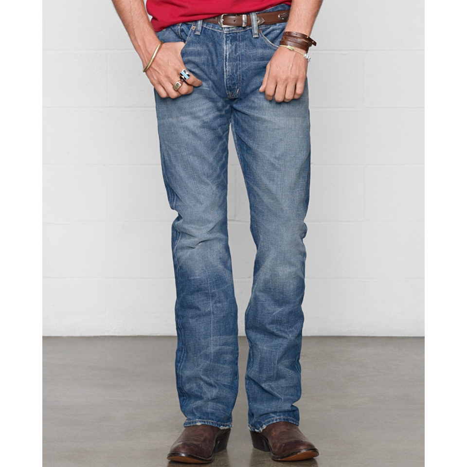 Denim & Supply Ralph Lauren Mens Bootcut Traverse Wash Jeans   Jeans