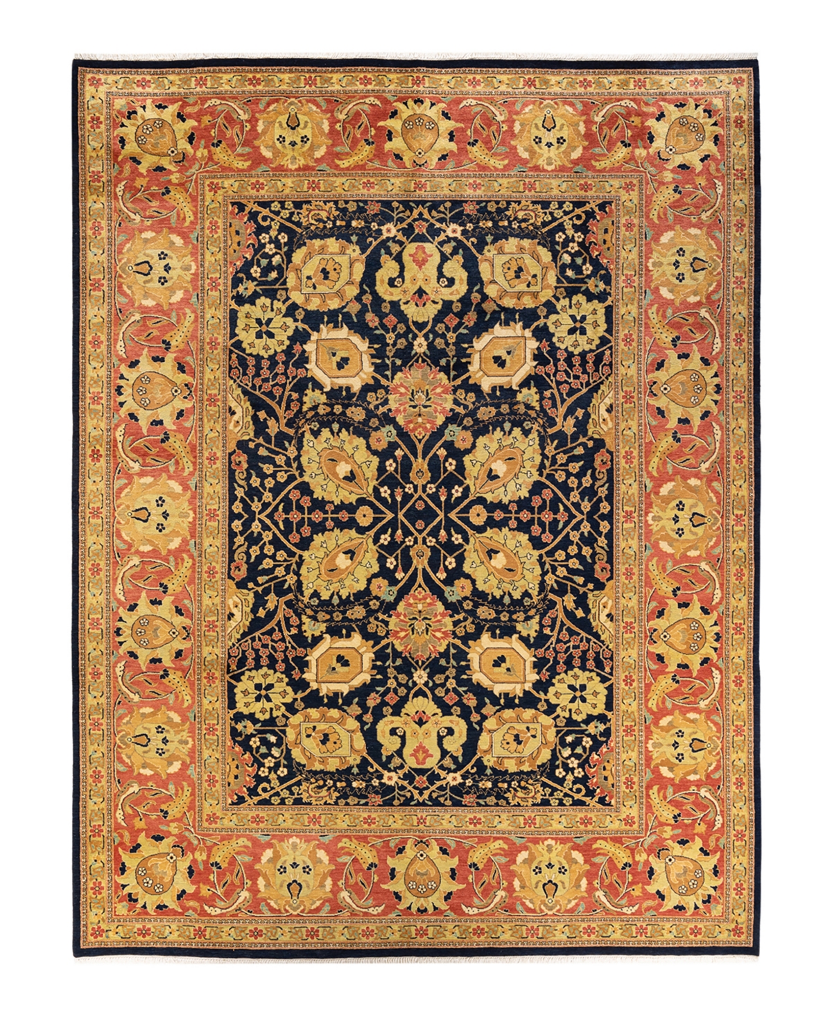 Closeout! Adorn Hand Woven Rugs Eclectic M133305 9' x 12' Area Rug - Blue