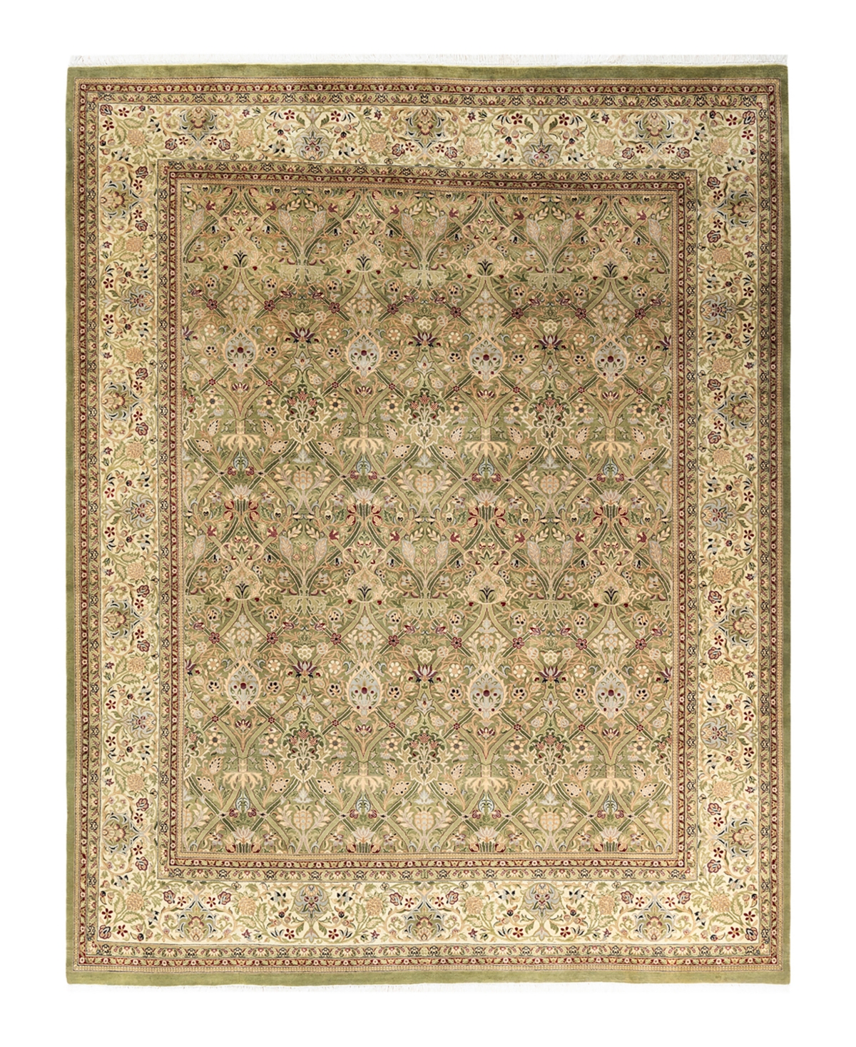 Closeout! Adorn Hand Woven Rugs Mogul M16569 8'2in x 10'6in Area Rug - Green