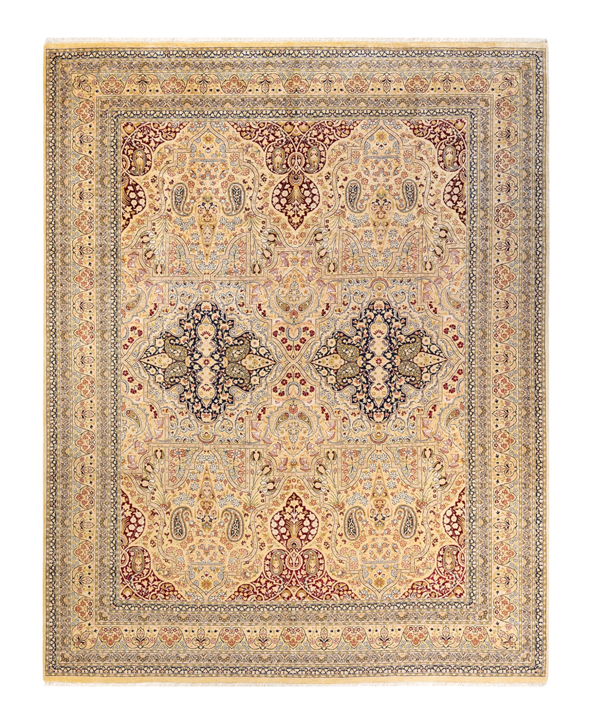 Closeout! Adorn Hand Woven Rugs Mogul M1395 9'1in x 12'1in Area Rug - Ivory