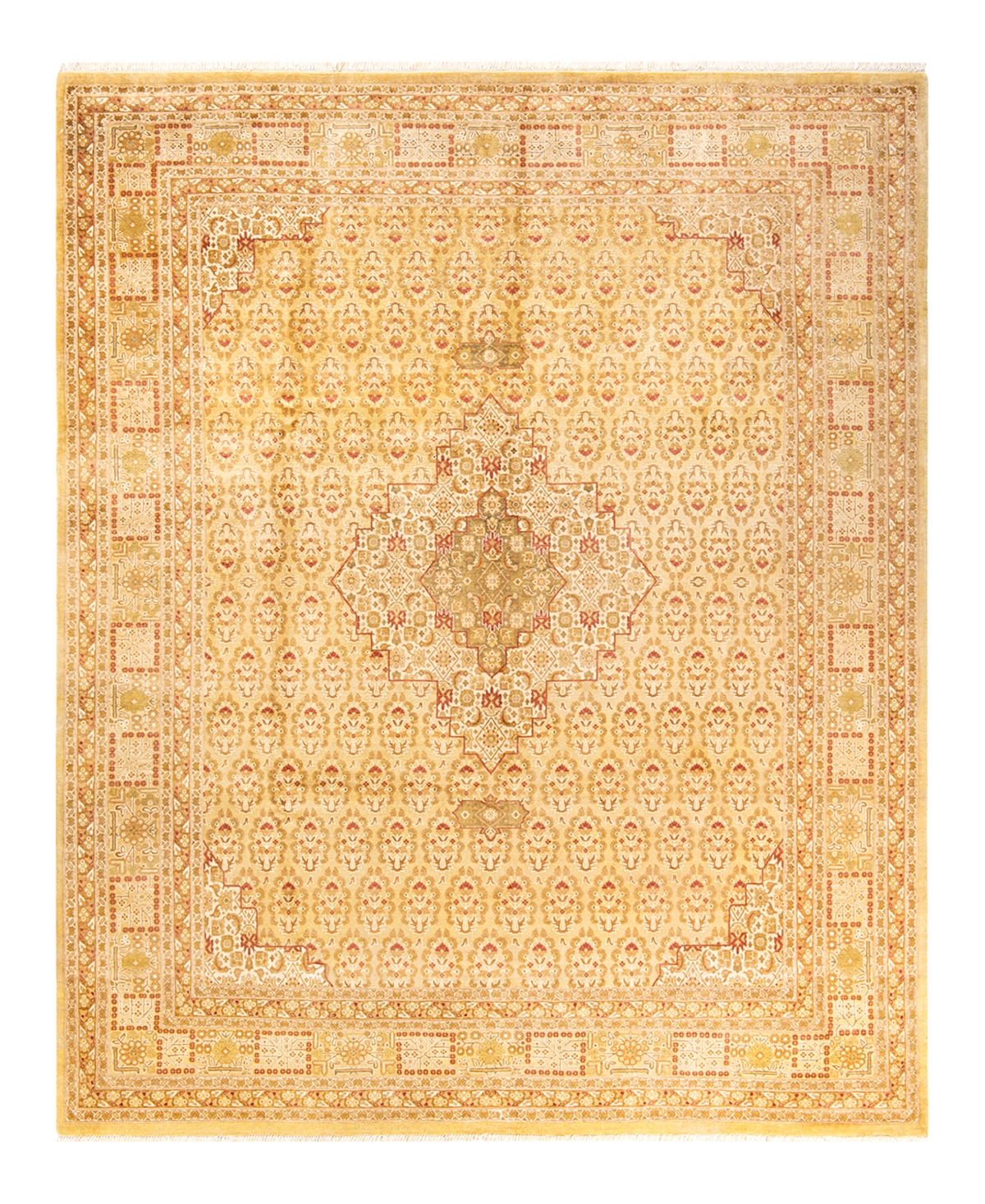 Closeout! Adorn Hand Woven Rugs Mogul M14054 8'1in x 10'1in Area Rug - Yellow