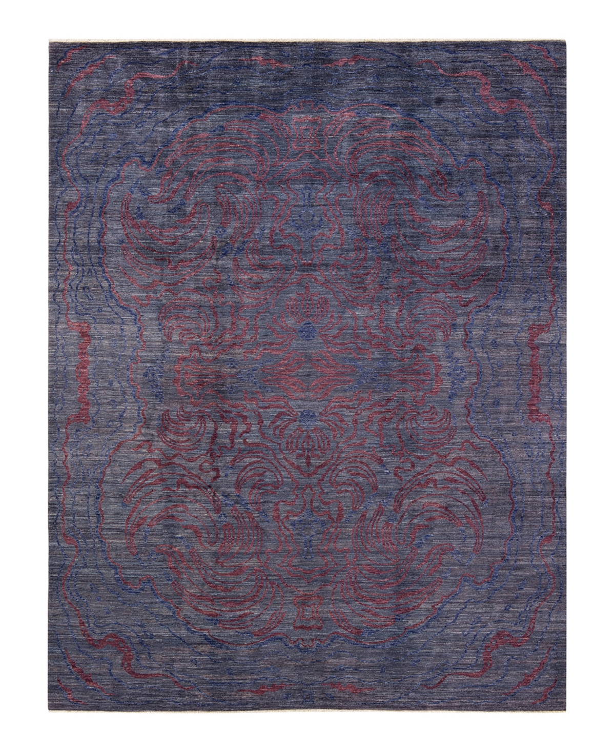 Closeout! Adorn Hand Woven Rugs Eclectic M1800 9'1in x 11'10in Area Rug - Purple