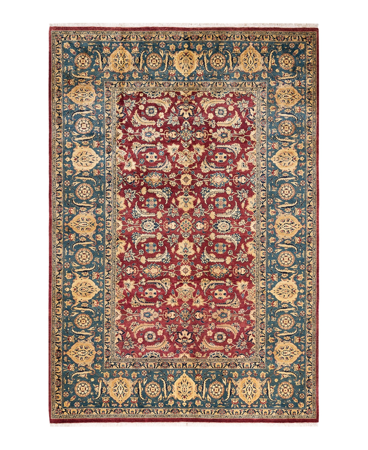 Closeout! Adorn Hand Woven Rugs Mogul M145068 6' x 9' Area Rug - Red