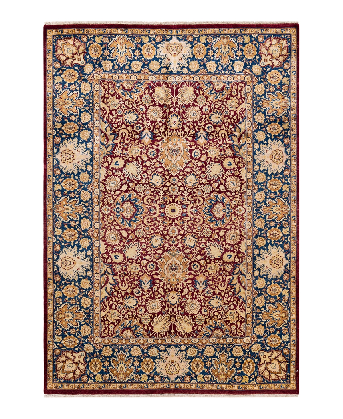 Closeout! Adorn Hand Woven Rugs Mogul M1160 6'1in x 9' Area Rug - Red