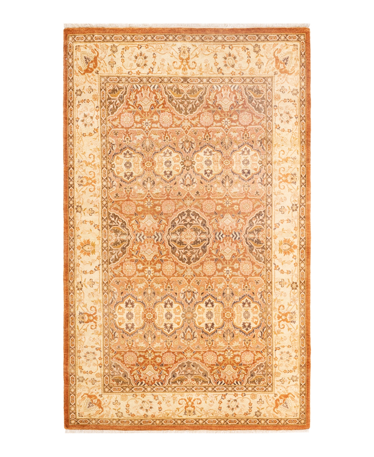 Closeout! Adorn Hand Woven Rugs Mogul M15835 4' x 6'7in Area Rug - Brown
