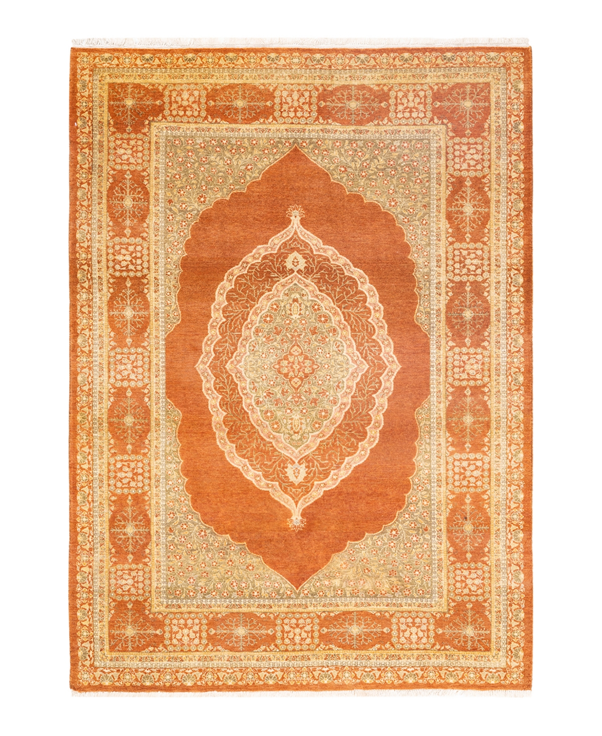 Closeout! Adorn Hand Woven Rugs Mogul M1530 4'1in x 5'10in Area Rug - Brown