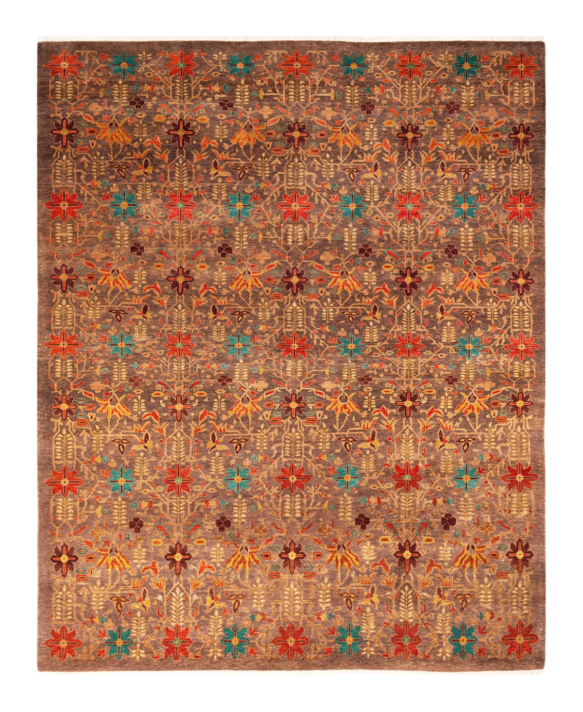 Closeout! Adorn Hand Woven Rugs Mogul M151561 8'3in x 10'4in Area Rug - Brown